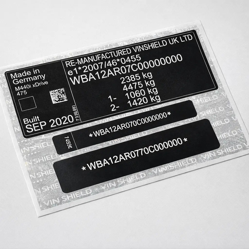 Anti-Tamper VIN Stickers & Laser Etched Chassis Plates – How Professional Manufacturing Works