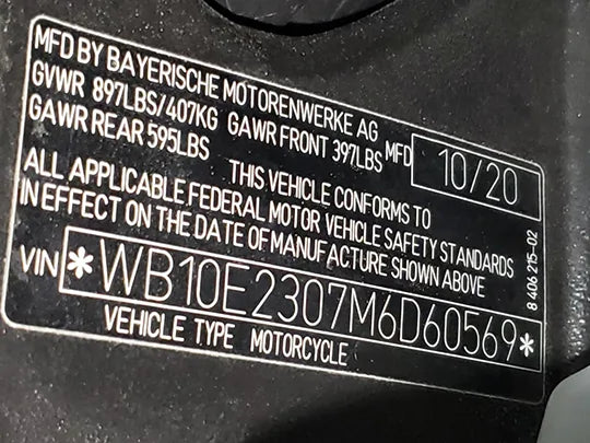 motorcycle vin sticker vin shield uk 