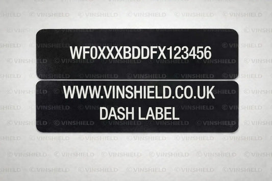Windscreen vin label sticker