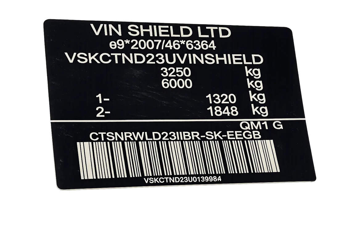 Nissan Navara Replacement VIN Sticker Set