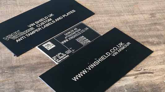 Uprated & Downrated VIN Sticker Replacement UK (GVW  Weight Plate Update)