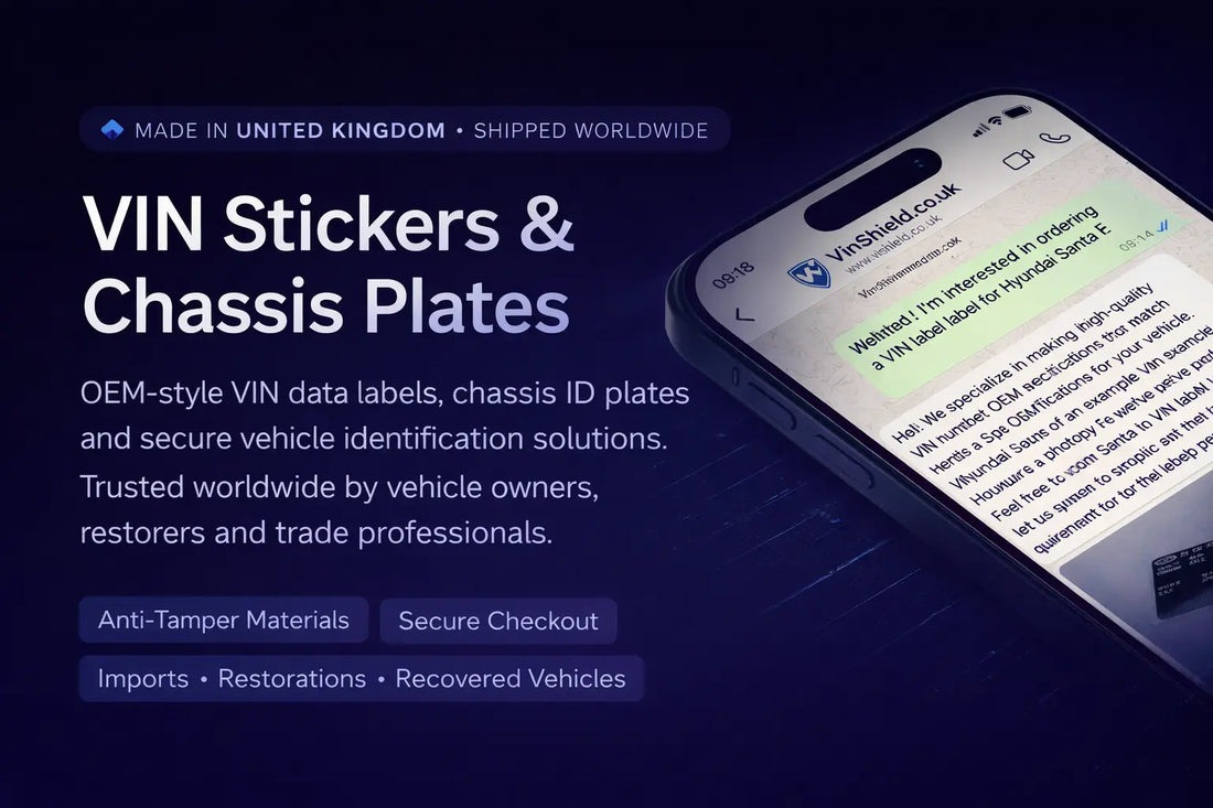 The Hidden Role of Laser Made VIN Tags in Chassis ID and Anti Tamper Labels for Stolen Recovered Vehicles Across
