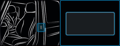 BMW replacement VIN sticker decal plate positioned on vehicle door frame by VINSHIELD UK