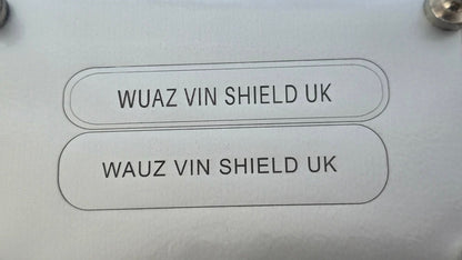 Audi Windscreen - Dashboard label
