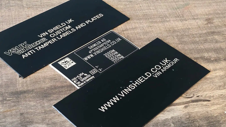 We manufacture uprated and downrated VIN stickers and chassis plates for vehicles that have undergone an approved gross vehicle weight (GVW) change.