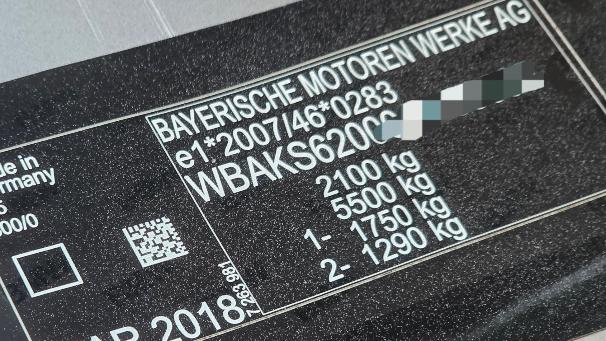 BMW x5 - VIN SHIELD UK LTD