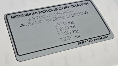 Commercial VIN Decals