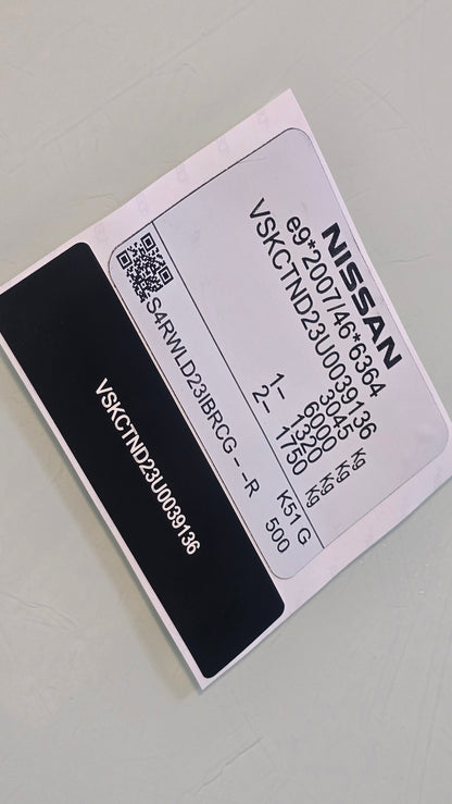 Commercial VIN Decals