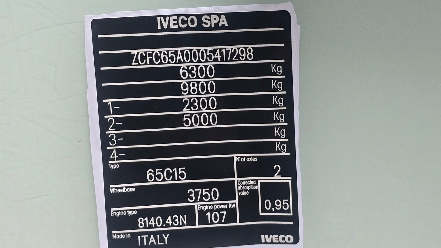 Commercial VIN Decals