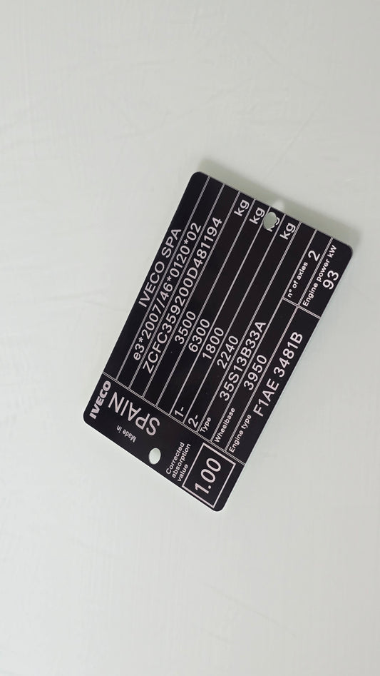 Commercial VIN Decals