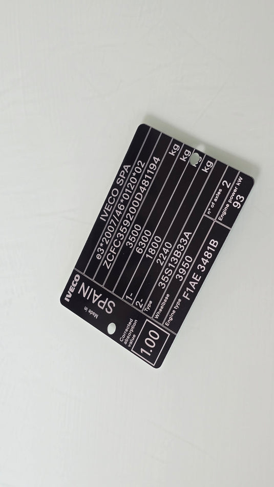 Commercial VIN Decals