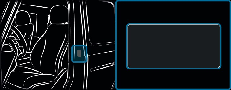 Vinshield UK diagram showing placement of vin stickers vin plates chassis plates vin tags data tags data plates on car door frame