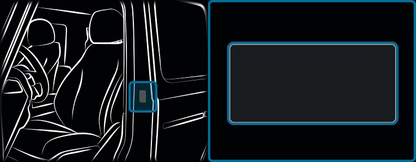 Vinshield UK diagram showing placement of vin stickers vin plates chassis plates vin tags data tags data plates on car door frame