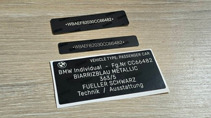 Paint Code Label Replacement UK