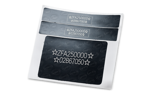 Peugeot vin tag chassis plate