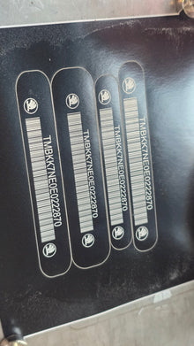 Skoda Windscreen label