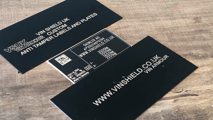 We manufacture uprated and downrated VIN stickers and chassis plates for vehicles that have undergone an approved gross vehicle weight (GVW) change.