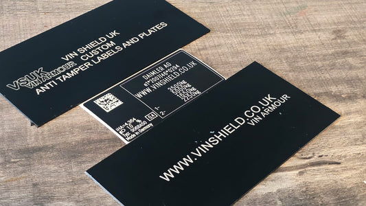 We manufacture uprated and downrated VIN stickers and chassis plates for vehicles that have undergone an approved gross vehicle weight (GVW) change.