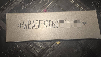 VSUK vin stickers chassis plates vin tags data tags data plates with embossed vehicle identification number in silver